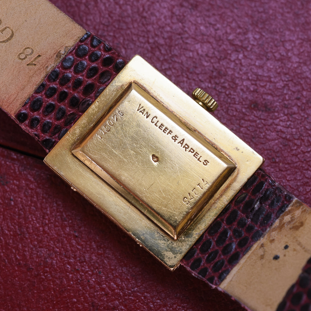 Vintage Van Cleef & Arpels 18k Gold Wristwatch