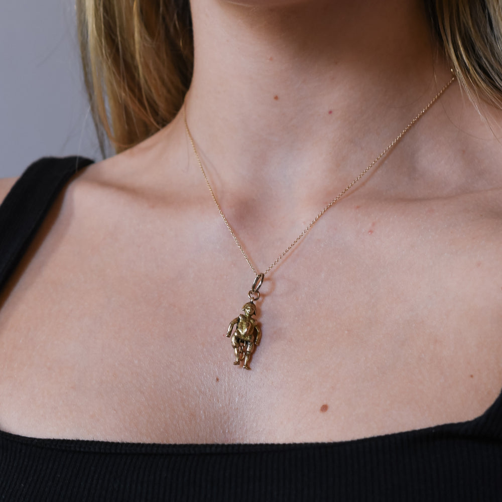 Victorian Gold Articulated Napoleon Charm