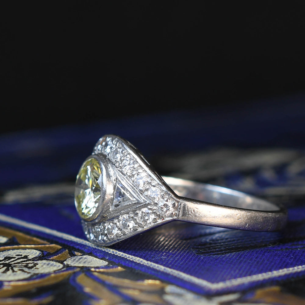 Vintage Fancy Yellow Diamond