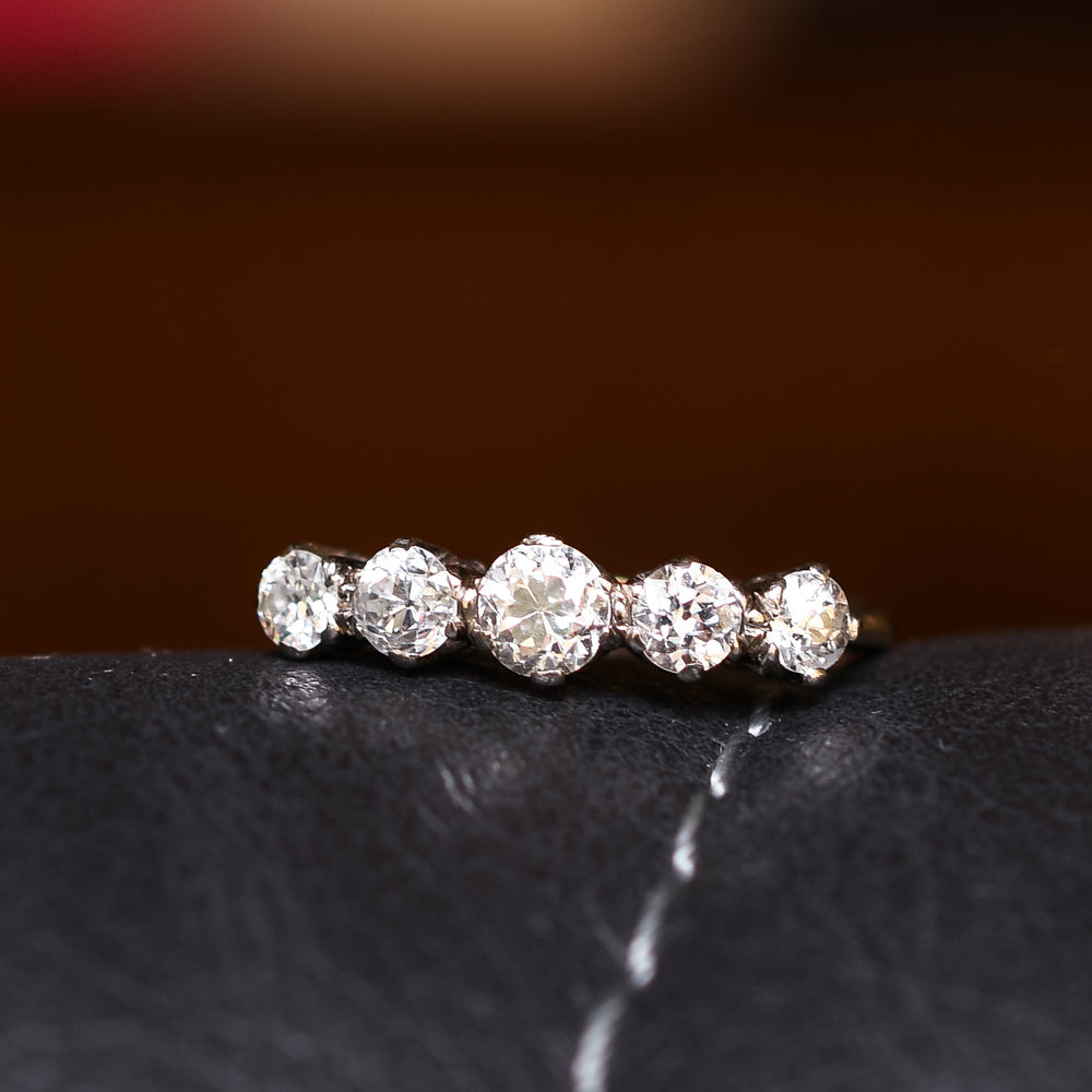 Art Deco Diamond 5-Stone Ring