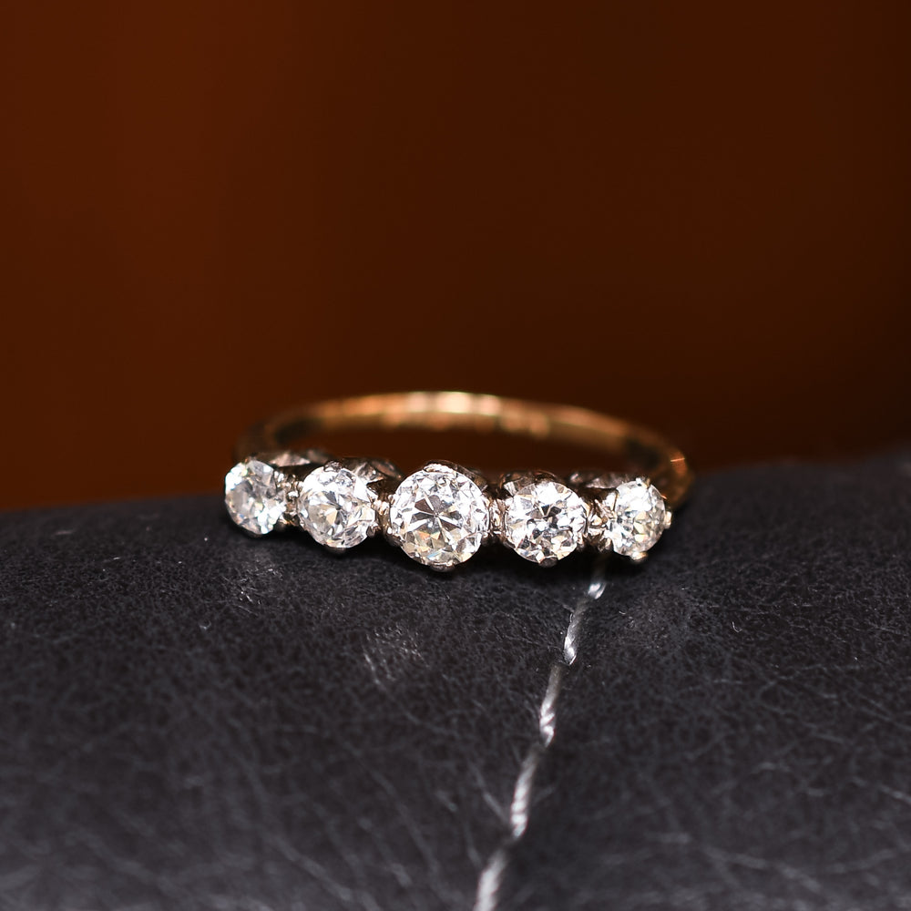 Art Deco Diamond 5-Stone Ring