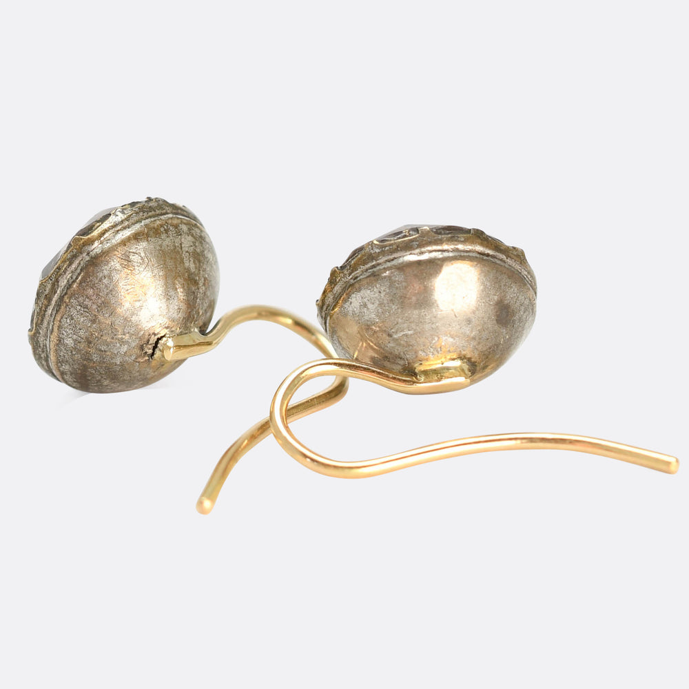 Georgian Lavender Paste Earrings