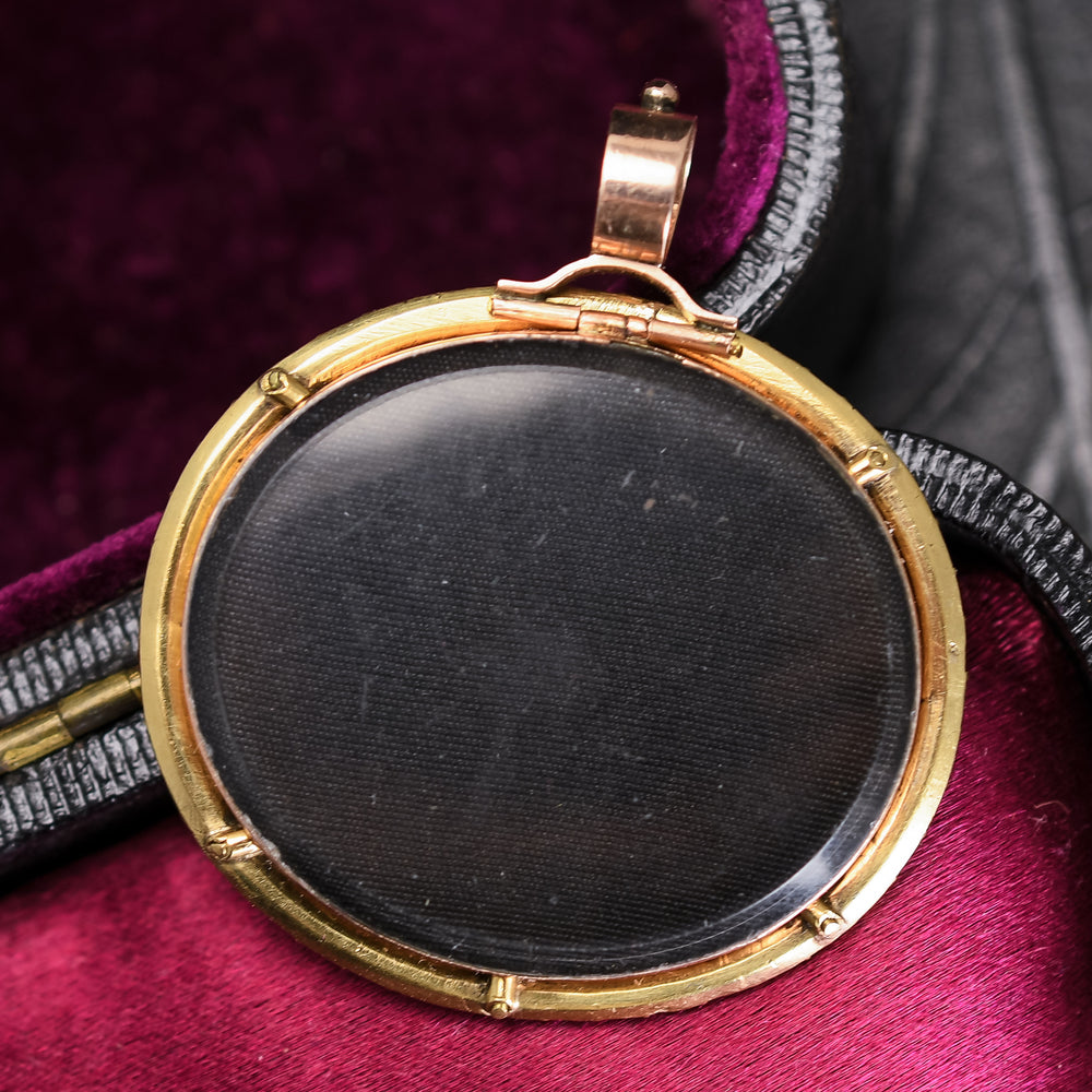 Georgian Hairwork Memorial Locket