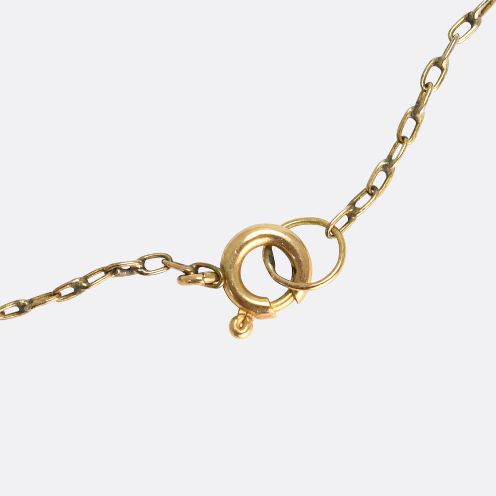 1930's Moonstone Fringe Necklace