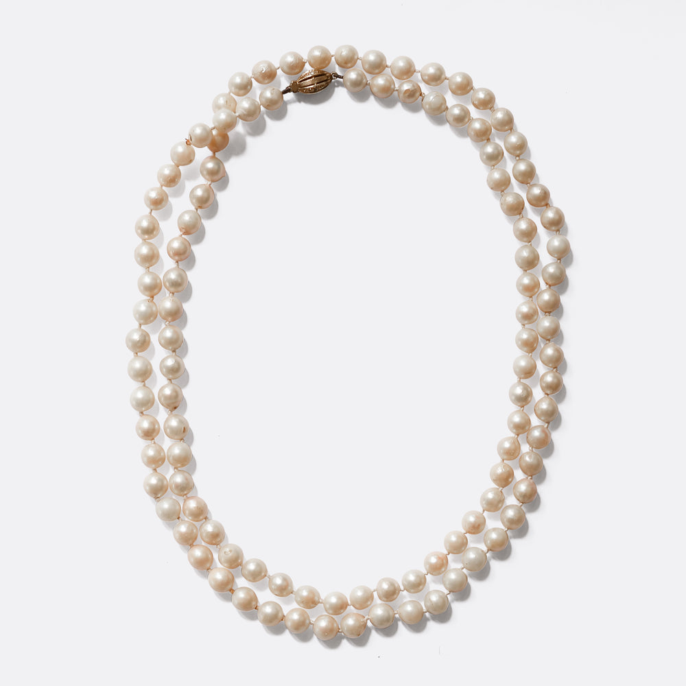 1920's Rope of Cultured Pearls
