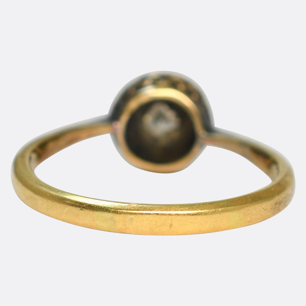 1930's Illusion Set Diamond Solitaire Ring