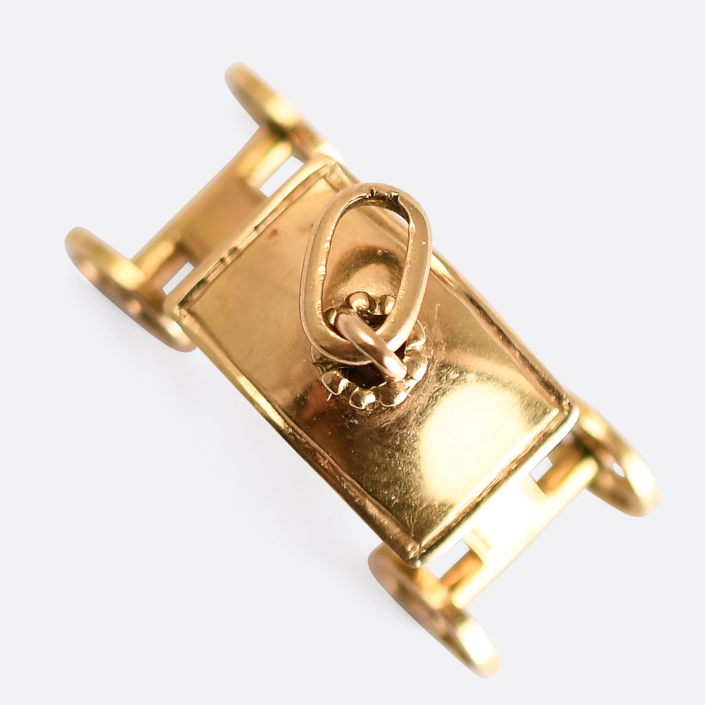 1950's The Gold State Coach 18k Charm