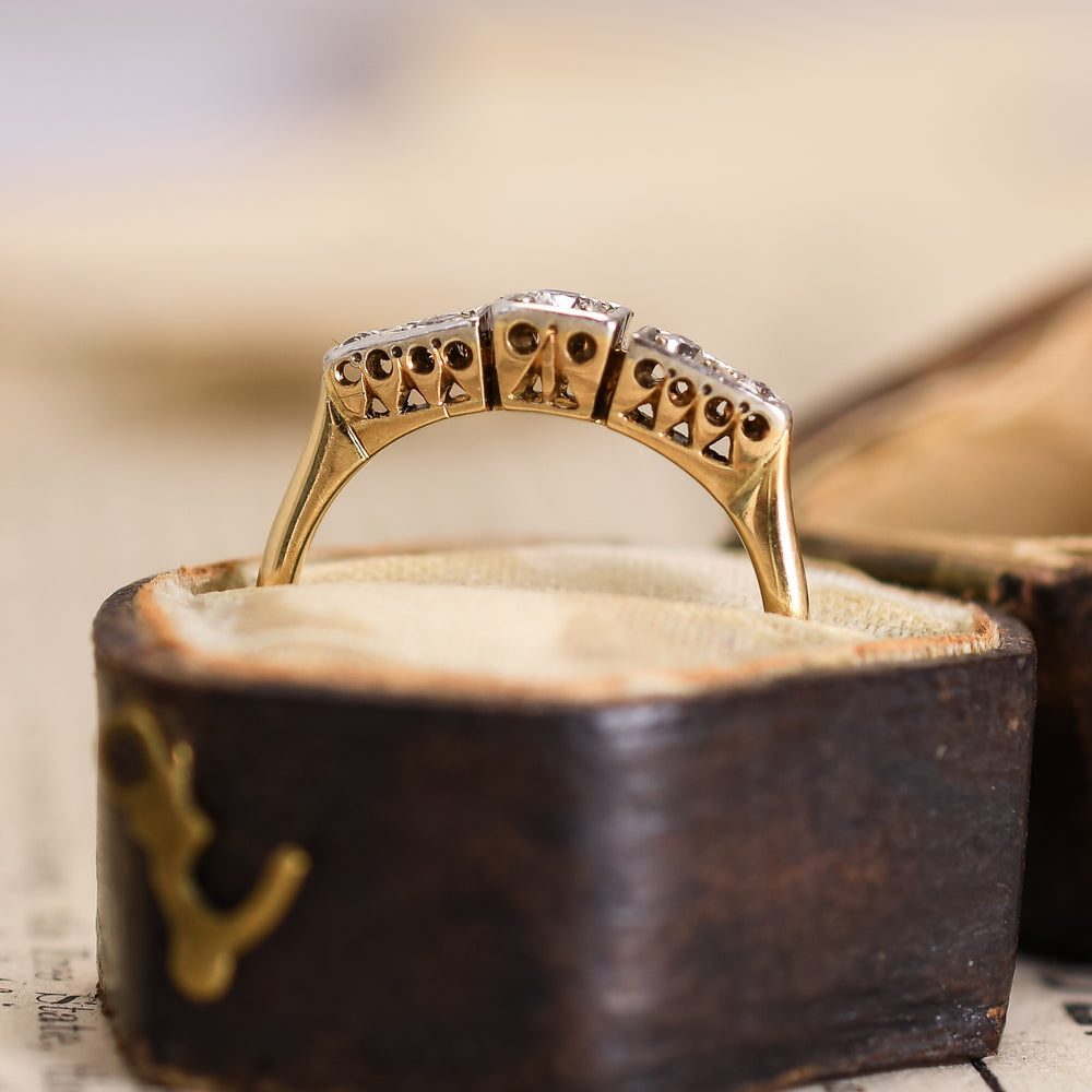 Art Deco 5-Stone Diamond Ring