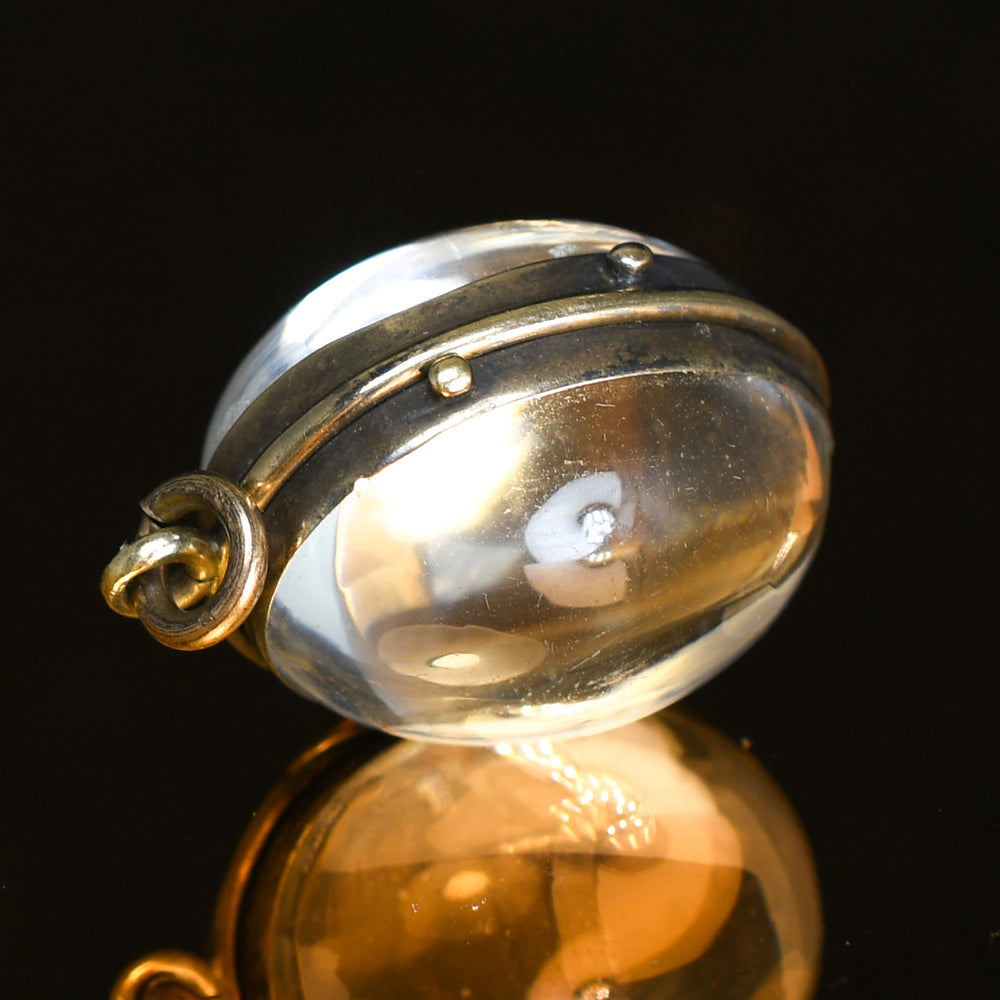 Victorian 15k Pool-Of-Light Locket
