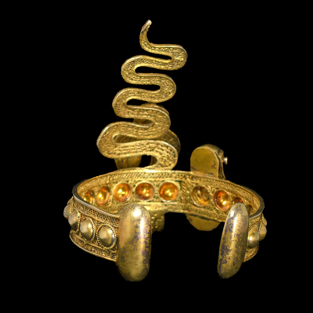 Egyptian Revival 1930's Diadem of Tutankhamun Bangle