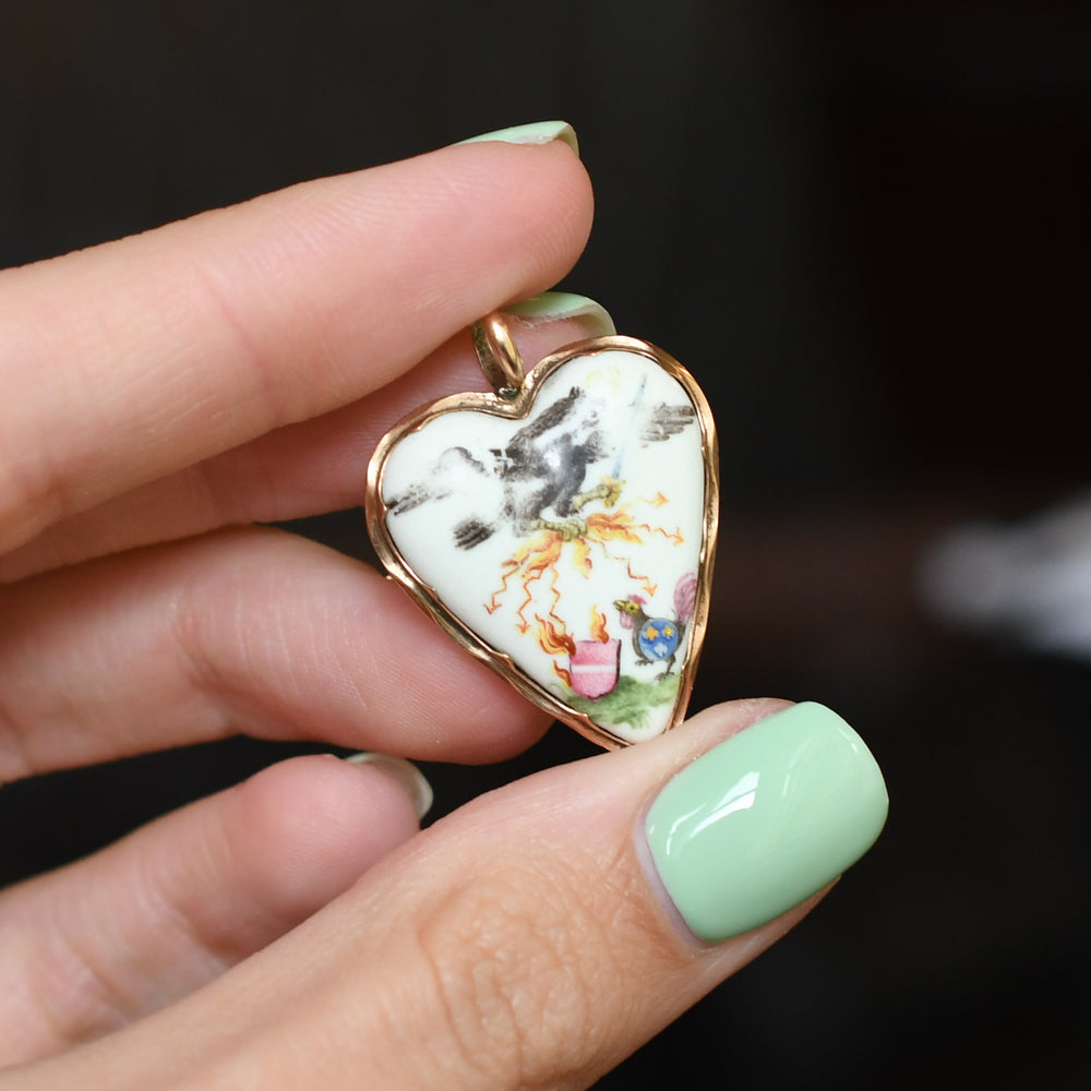 Antique Porcelain Enamel