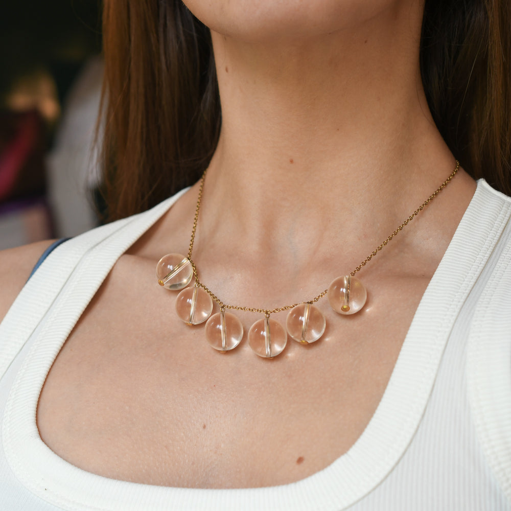 Edwardian Six Pools Of Light Necklace
