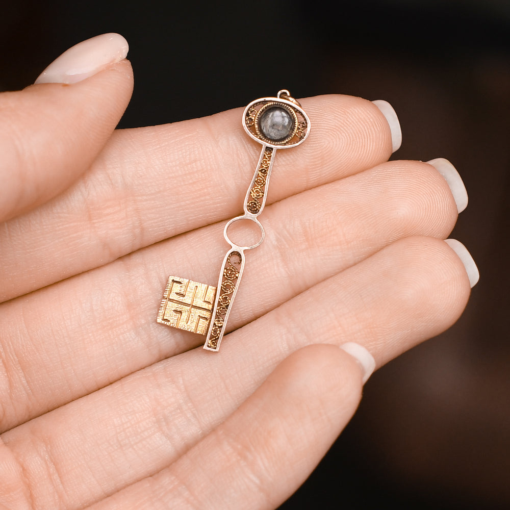 Regency Period Key Pendant