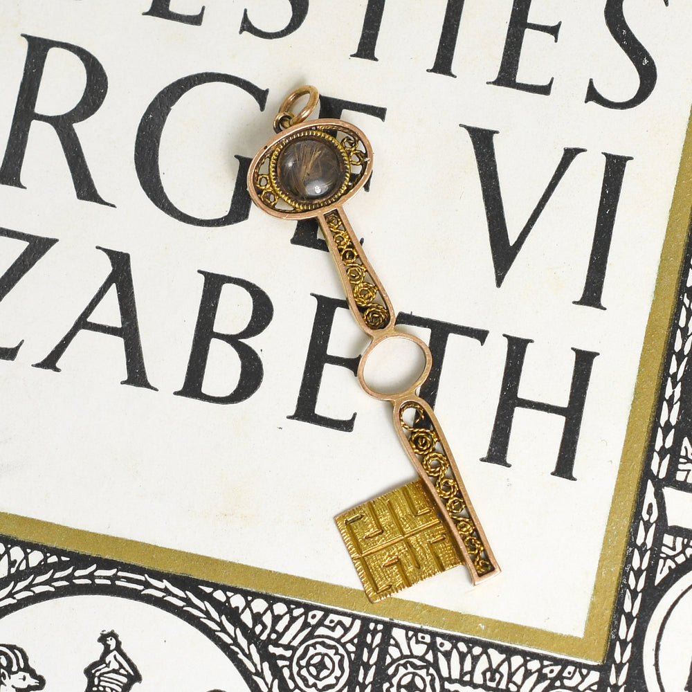 Regency Period Key Pendant
