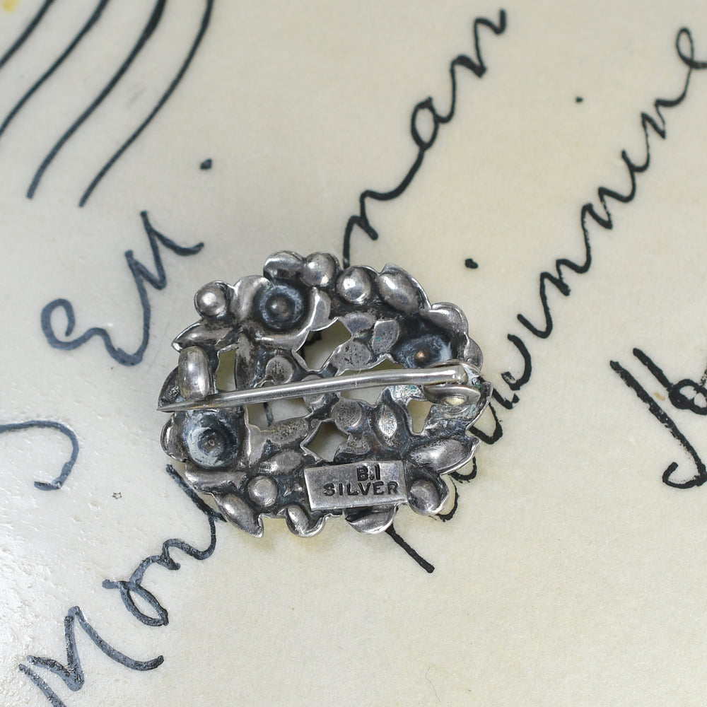 Arts & Crafts Enamel Pin by Bernard Instone