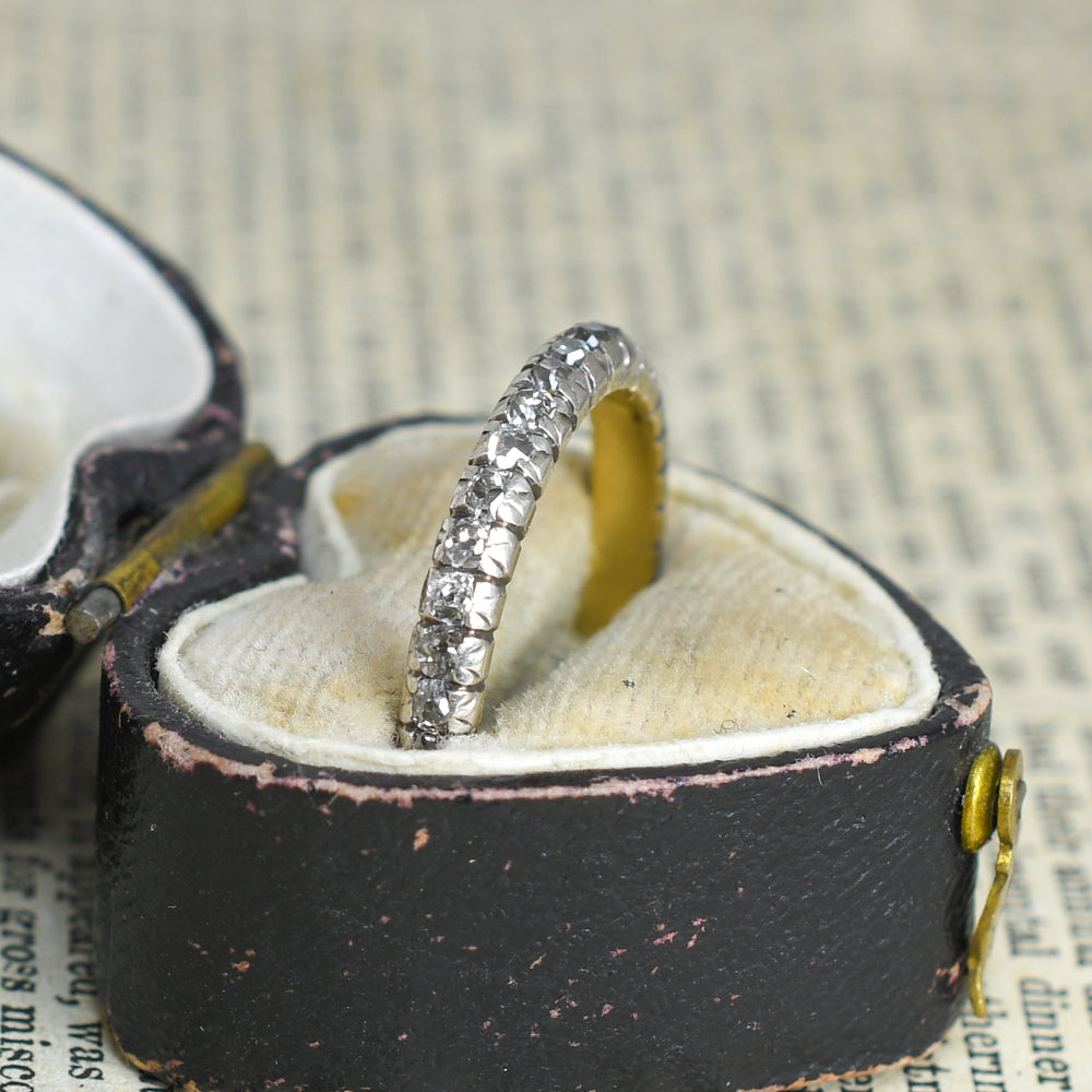 Georgian Old Cut Diamond Eternity Ring