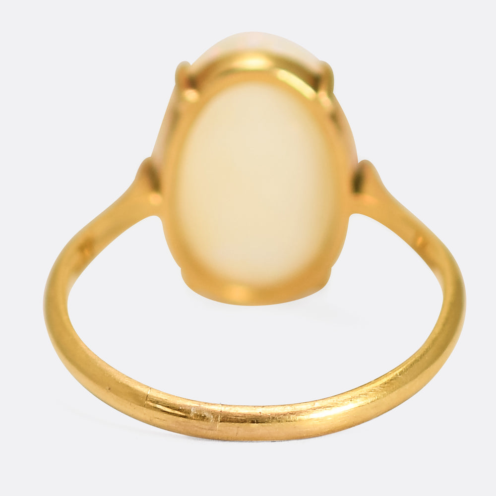 Victorian Opal Solitaire Ring
