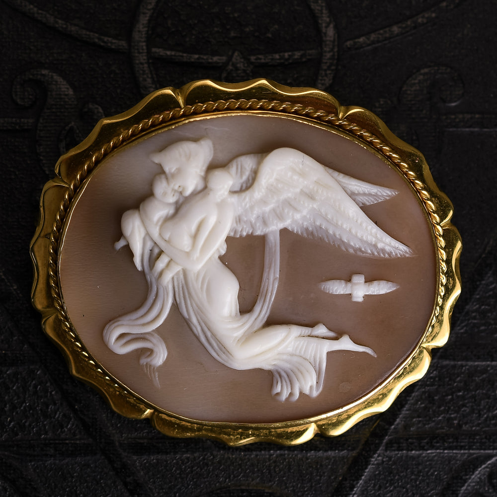Victorian Nyx Cameo Brooch