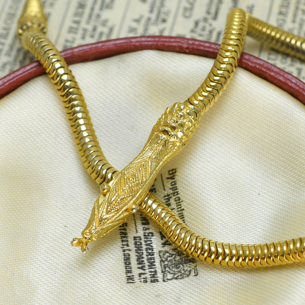 Vintage Snake Collar Necklace