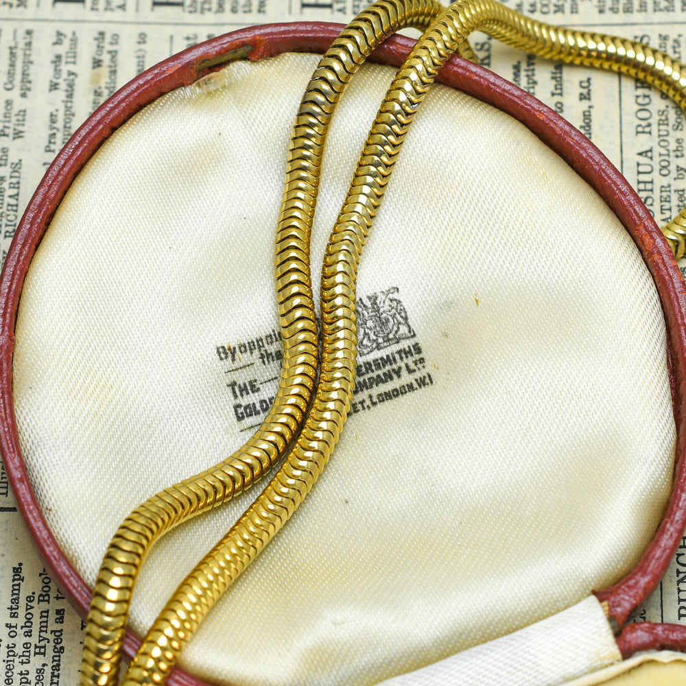 Vintage Snake Collar Necklace