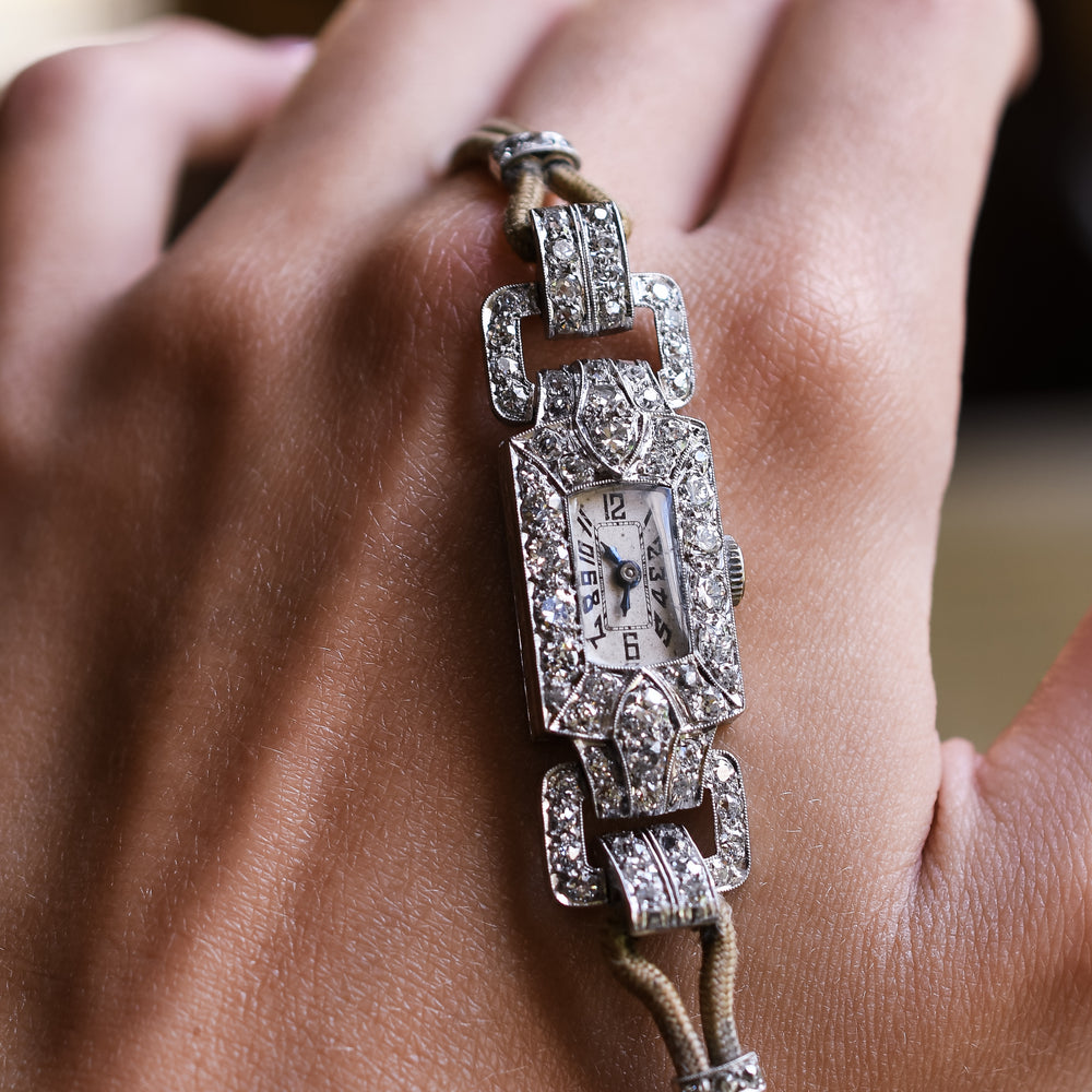 Art Deco Diamond Dress Watch