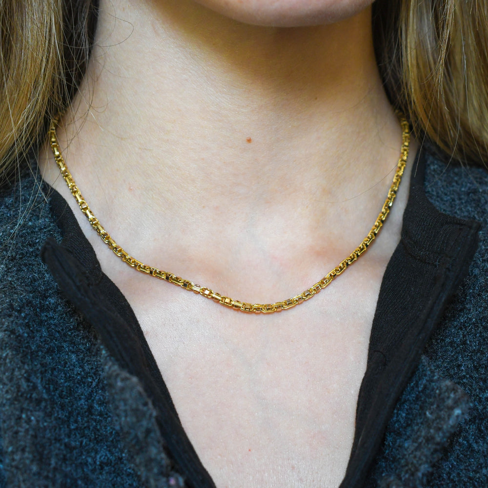 Georgian Gold Fancy Link Chain