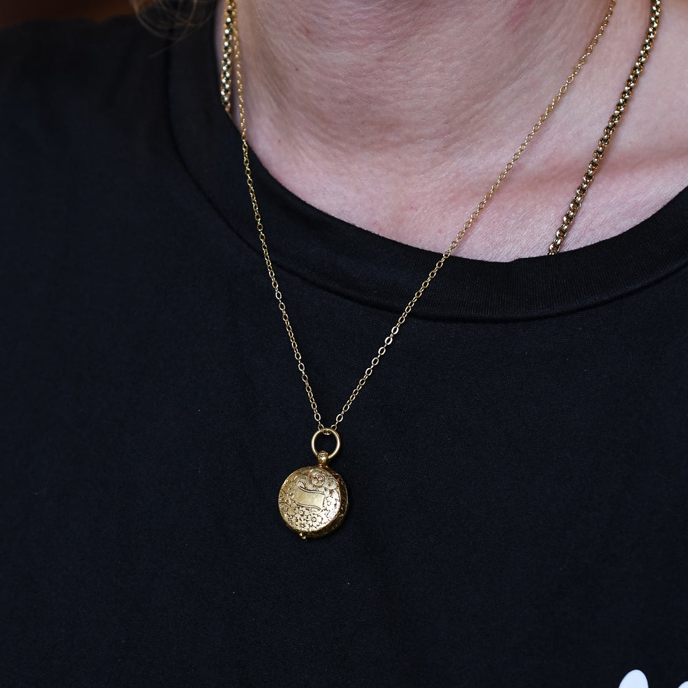 Georgian Gold Miniature Dice Charm