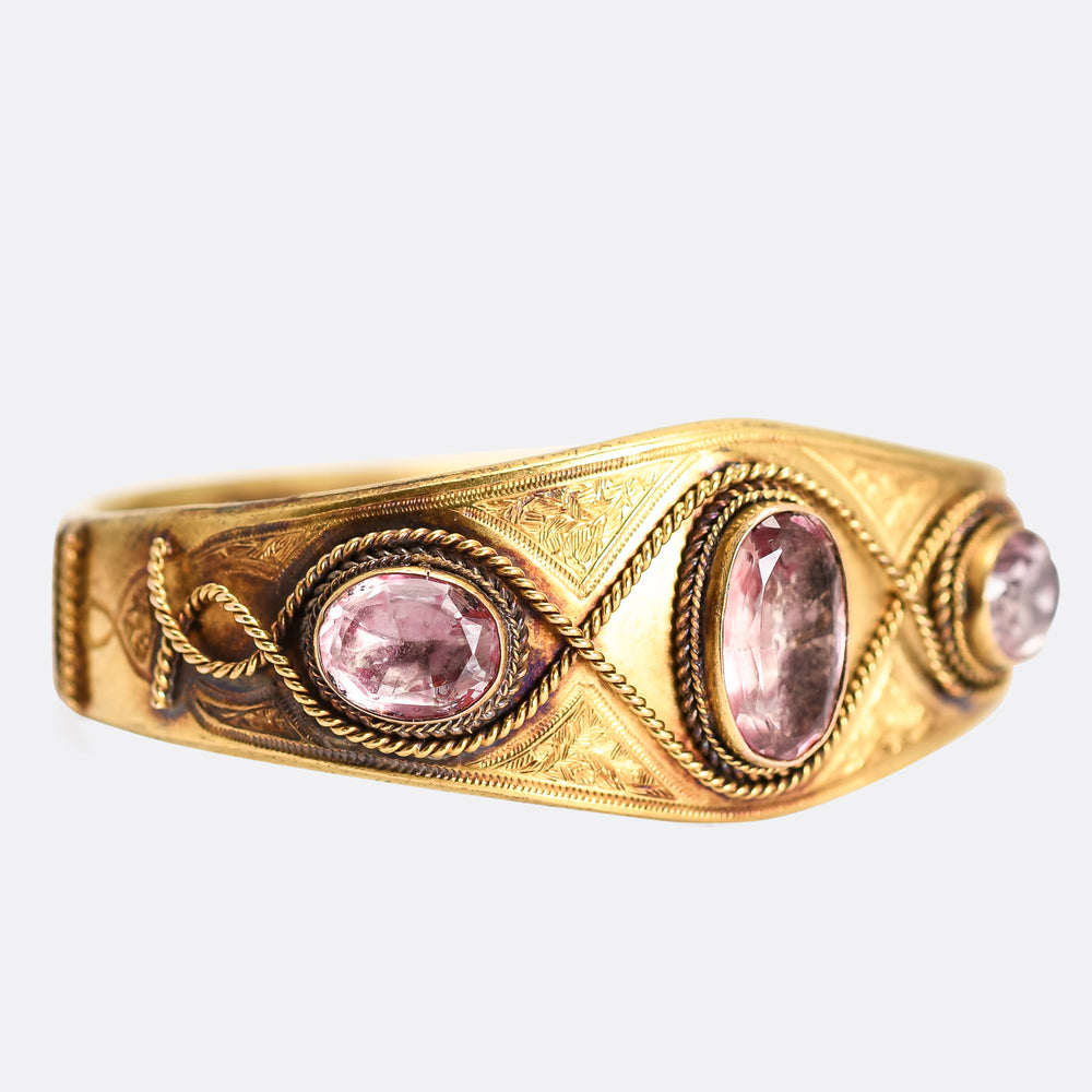Early Victorian Amethyst Bangle