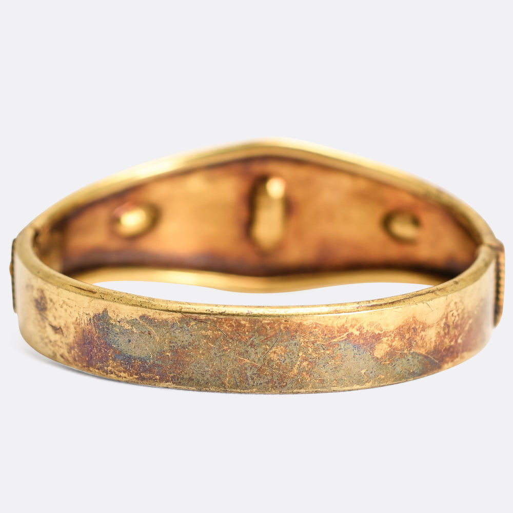 Early Victorian Amethyst Bangle