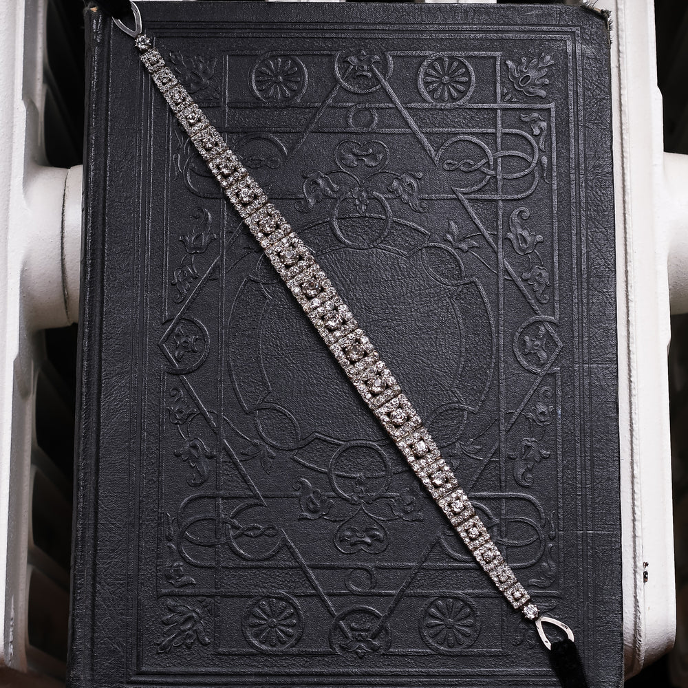 Victorian White Paste Choker