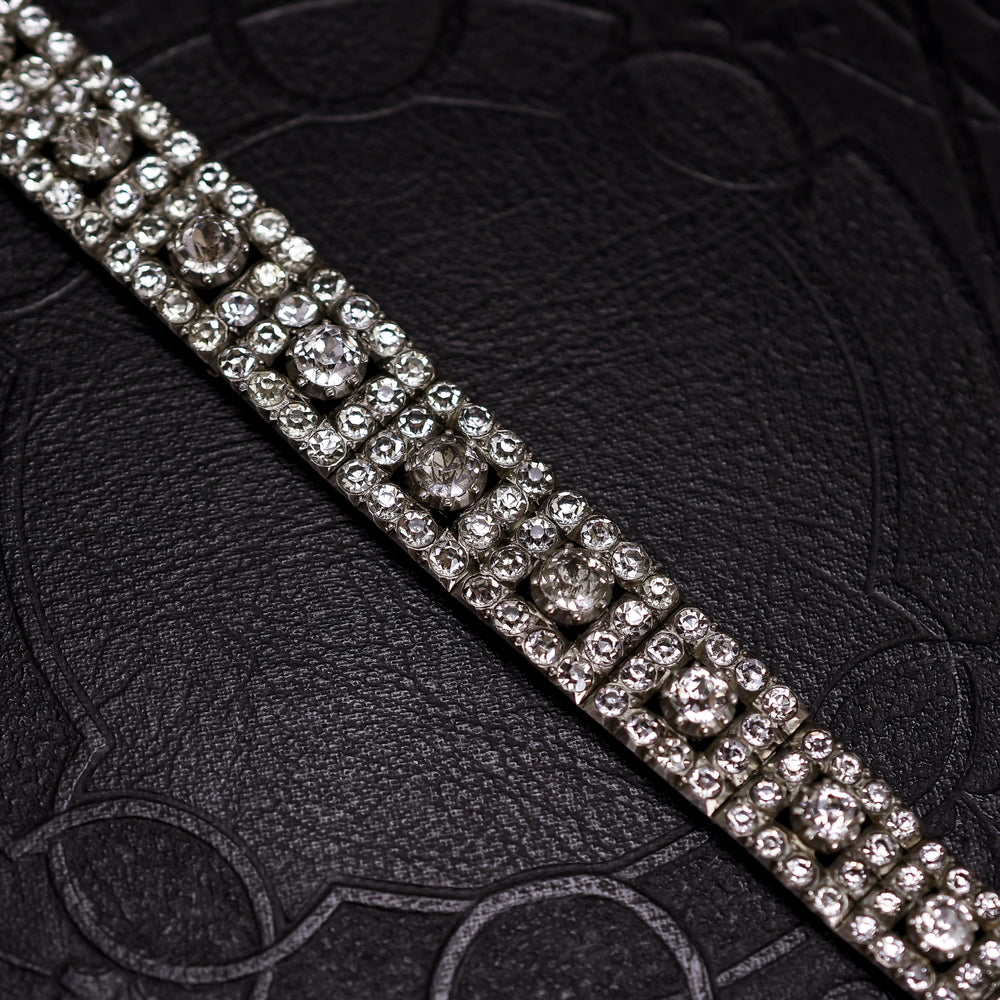 Victorian White Paste Choker