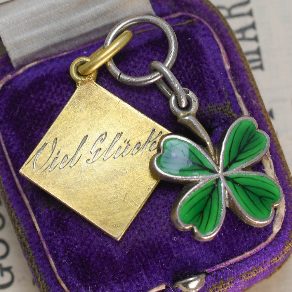 Late Victorian Enamel Lucky Charms