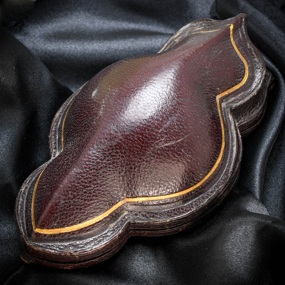 Georgian Boxed Woven Pearl Trompe L'oeil Locket