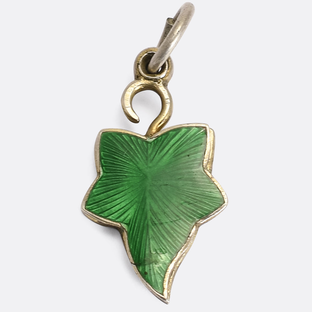 Victorian Ivy Leaf Love Token Charm
