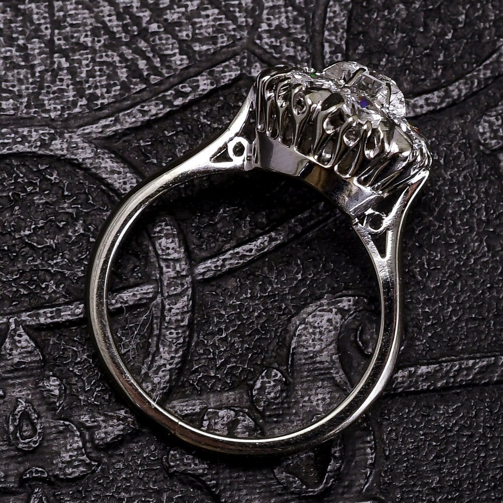 Art Deco Diamond Cluster Ring