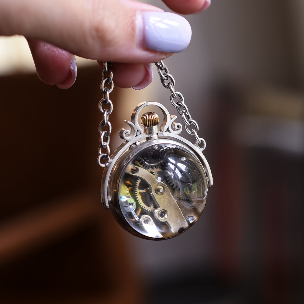 Victorian Pool Of Light Clock Pendant
