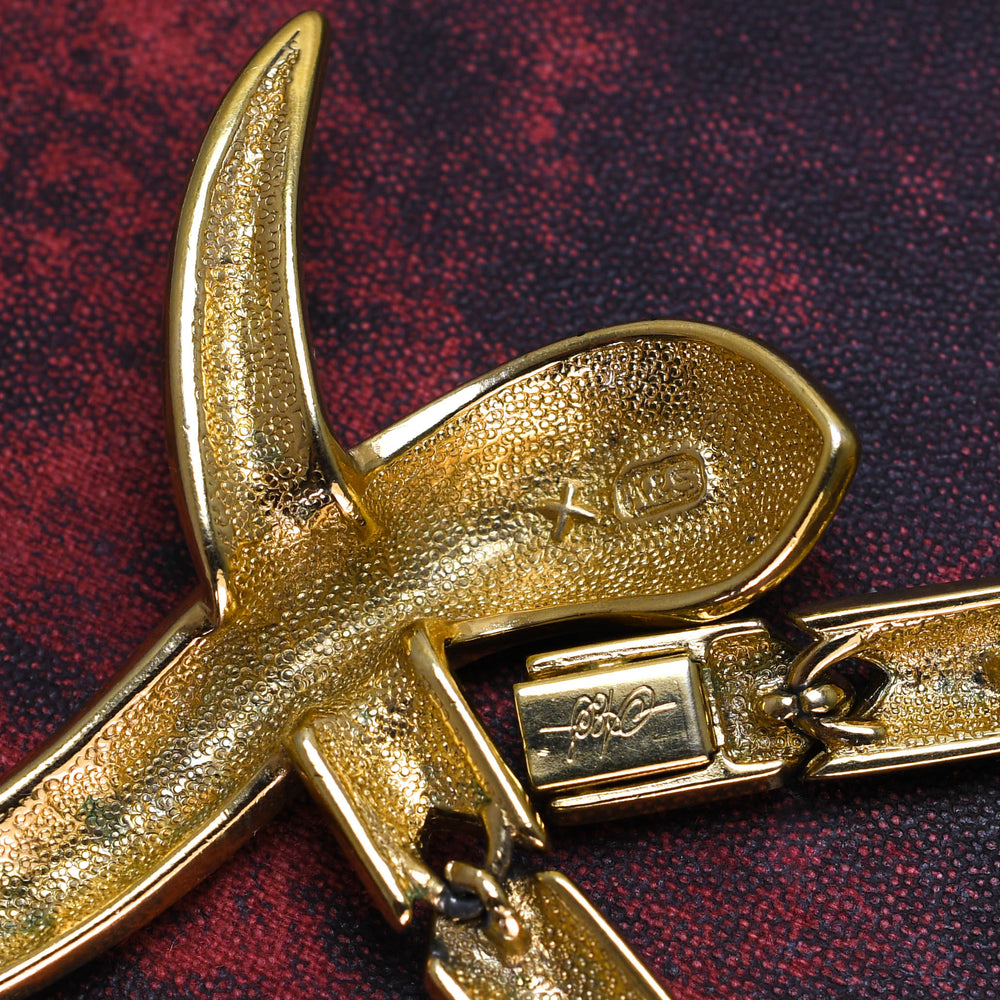 Vintage Costume Snake Necklace by Attwood & Sawyer