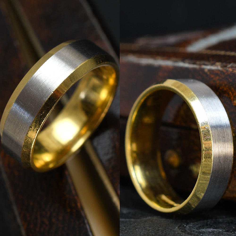 Vintage 18k Gold & Platinum Wedding Band