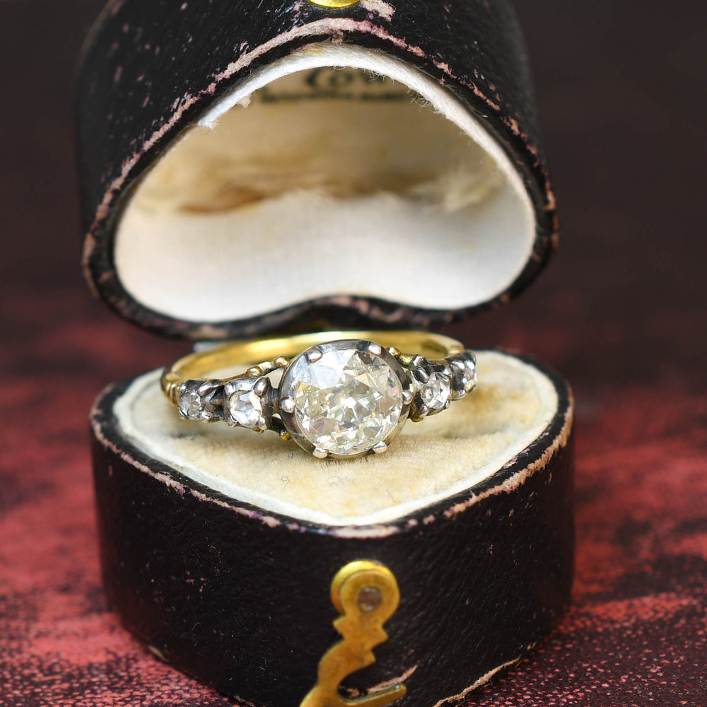 Georgian Rose Cut Diamond 5-Stone Ring