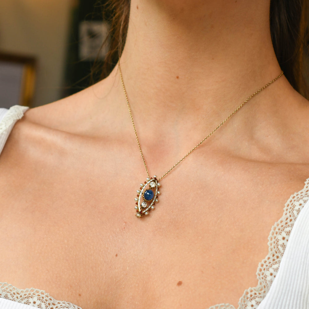 Victorian Multi-Gem & Enamel