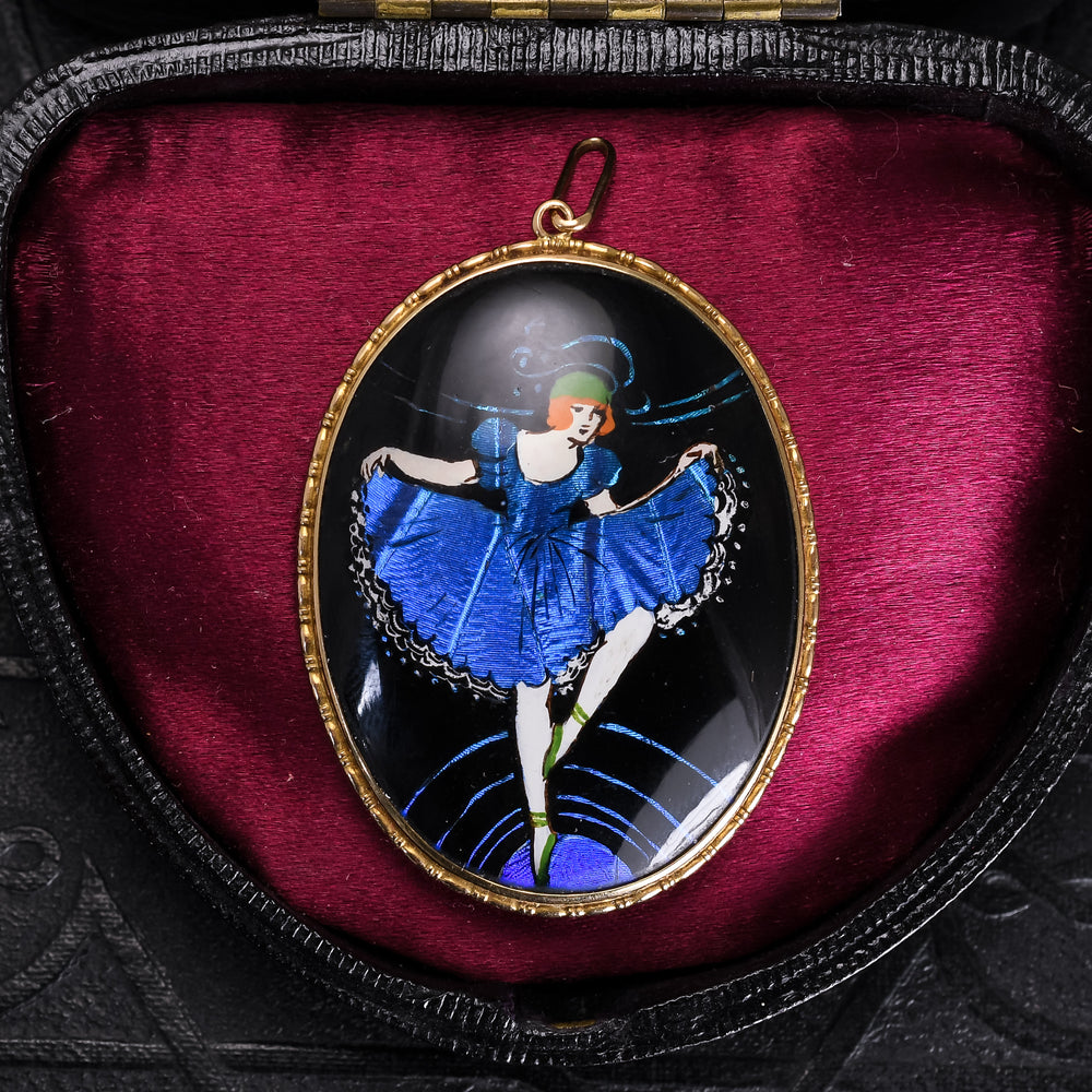 Victorian Butterfly Wing Ballerina Pendant