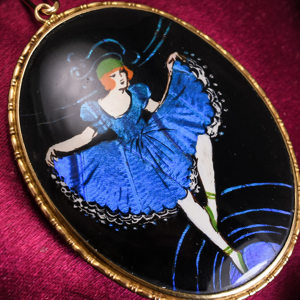 Victorian Butterfly Wing Ballerina Pendant