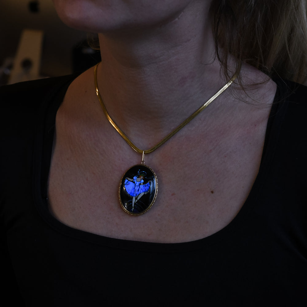 Victorian Butterfly Wing Ballerina Pendant