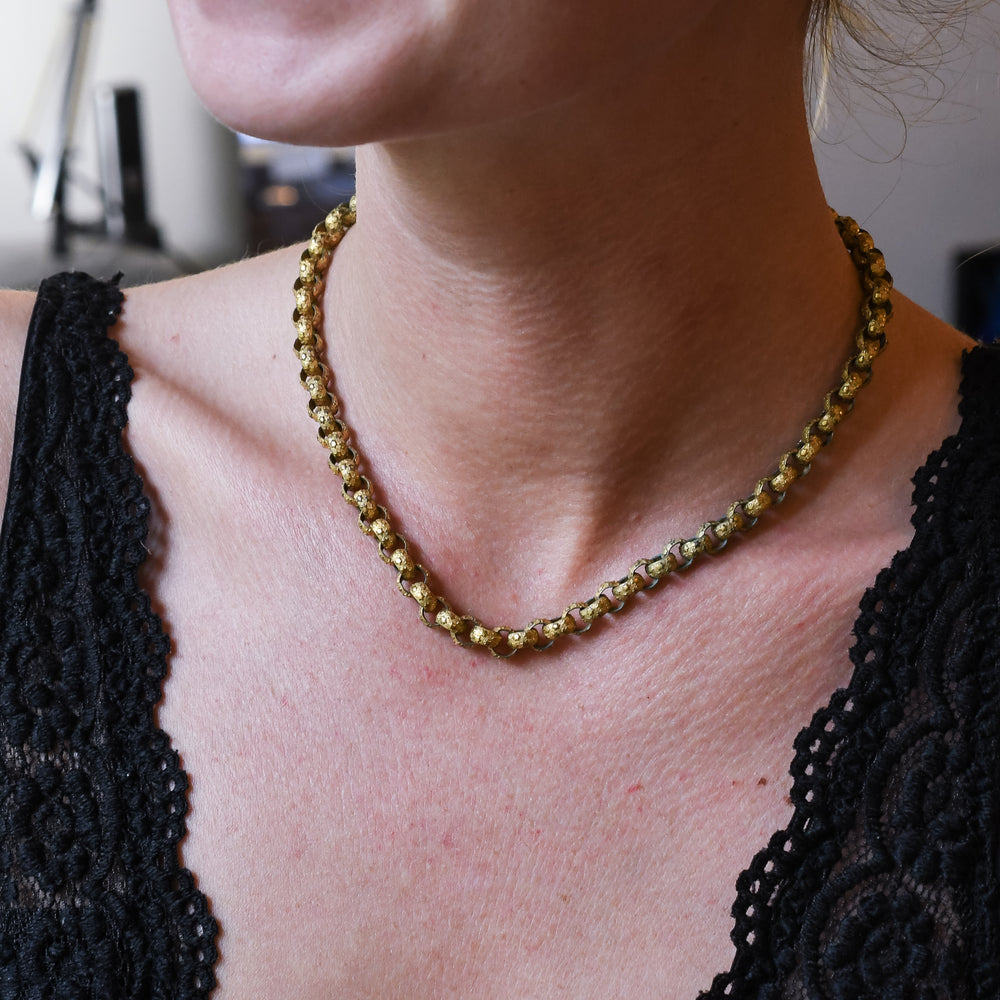 Georgian Star Link Belcher Chain, 15