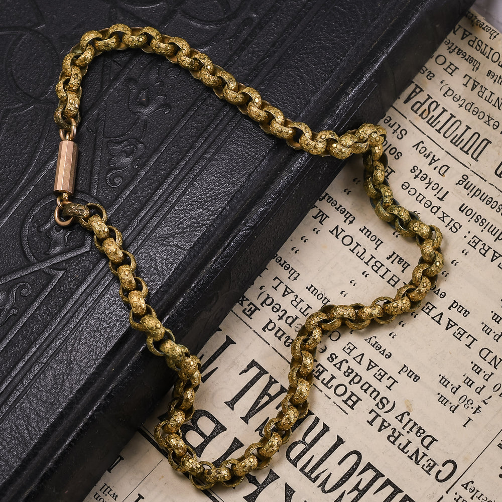 Georgian Star Link Belcher Chain, 15