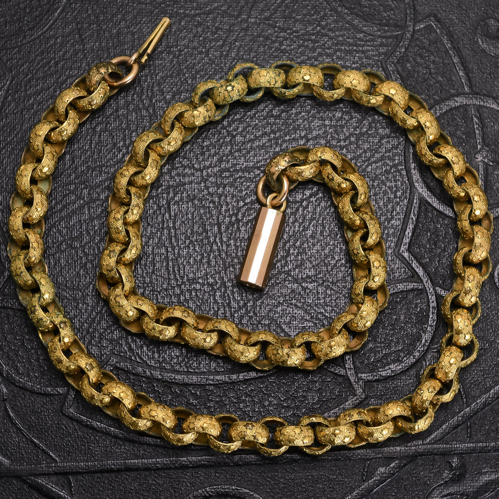 Georgian Star Link Belcher Chain, 15