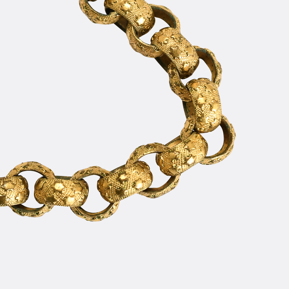 Georgian Star Link Belcher Chain, 15