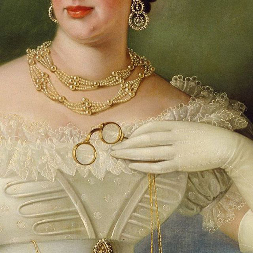 Art Deco Diamond Platinum Lorgnette