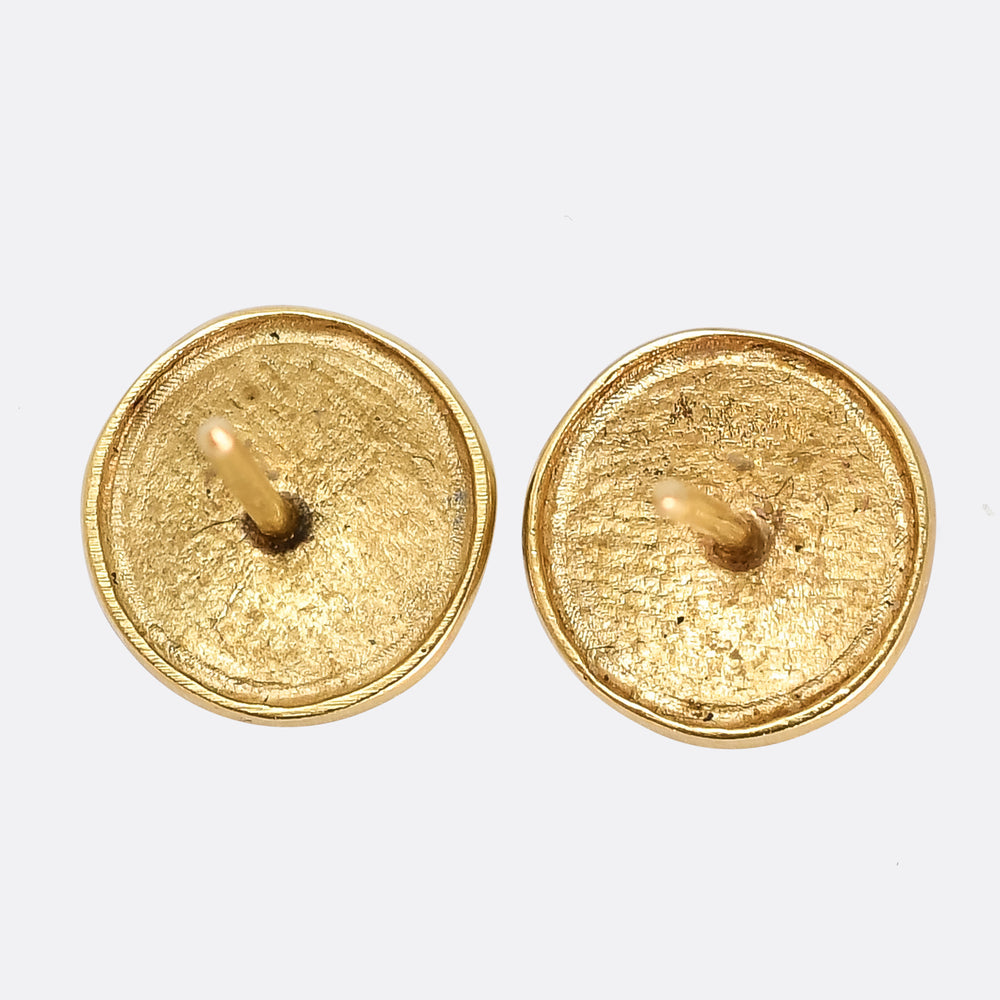 Ancient Revival 'Alexander The Great' Coin Earrings