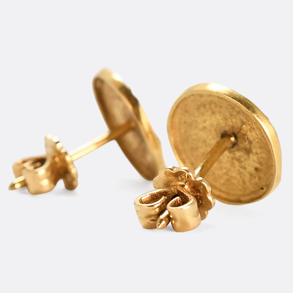 Ancient Revival 'Alexander The Great' Coin Earrings